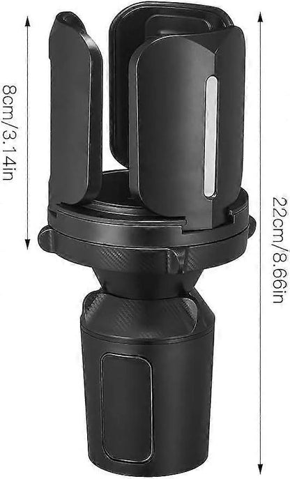 Adjustable Car Cup Holder Expander - Adapter Fits 2.95in Bottles or Cups V1263-JX-4398