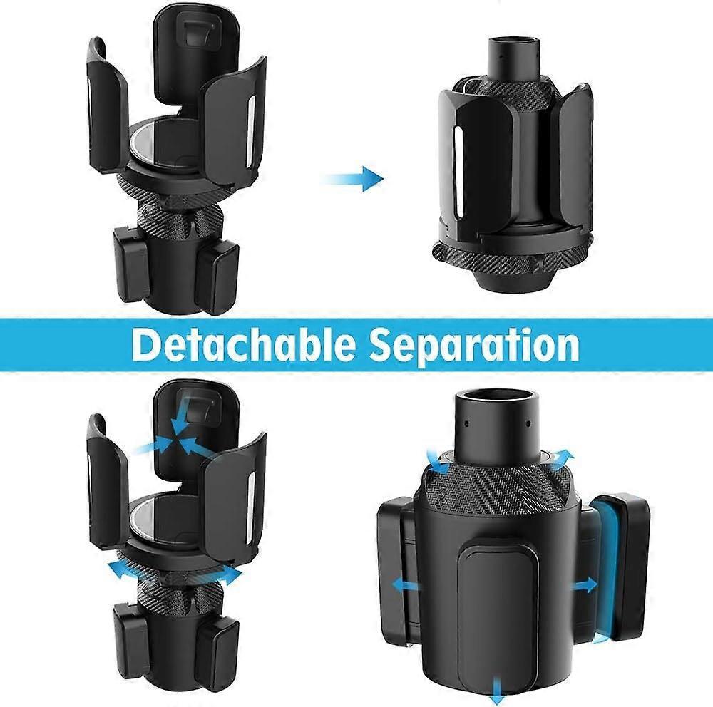 Adjustable Car Cup Holder Expander - Adapter Fits 2.95in Bottles or Cups V1263-JX-4398