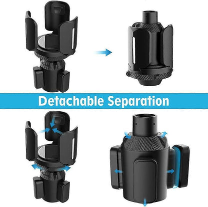 Adjustable Car Cup Holder Expander - Adapter Fits 2.95in Bottles or Cups V1263-JX-4398