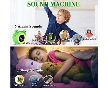 babies babies Sleeping Training LED Night Light Temperature Display Alarm Clock V1263-JX-440