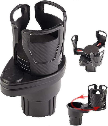 360 Rotatable Car Drink Holder - Multifunctional Cup Organizer for Vehicle Use V1263-JX-4402