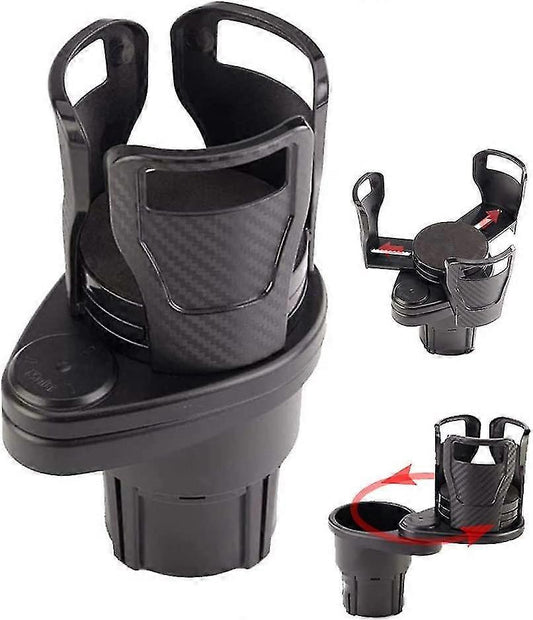 360 Rotatable Car Drink Holder - Multifunctional Cup Organizer for Vehicle Use V1263-JX-4402
