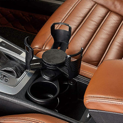 360 Rotatable Car Drink Holder - Multifunctional Cup Organizer for Vehicle Use V1263-JX-4402