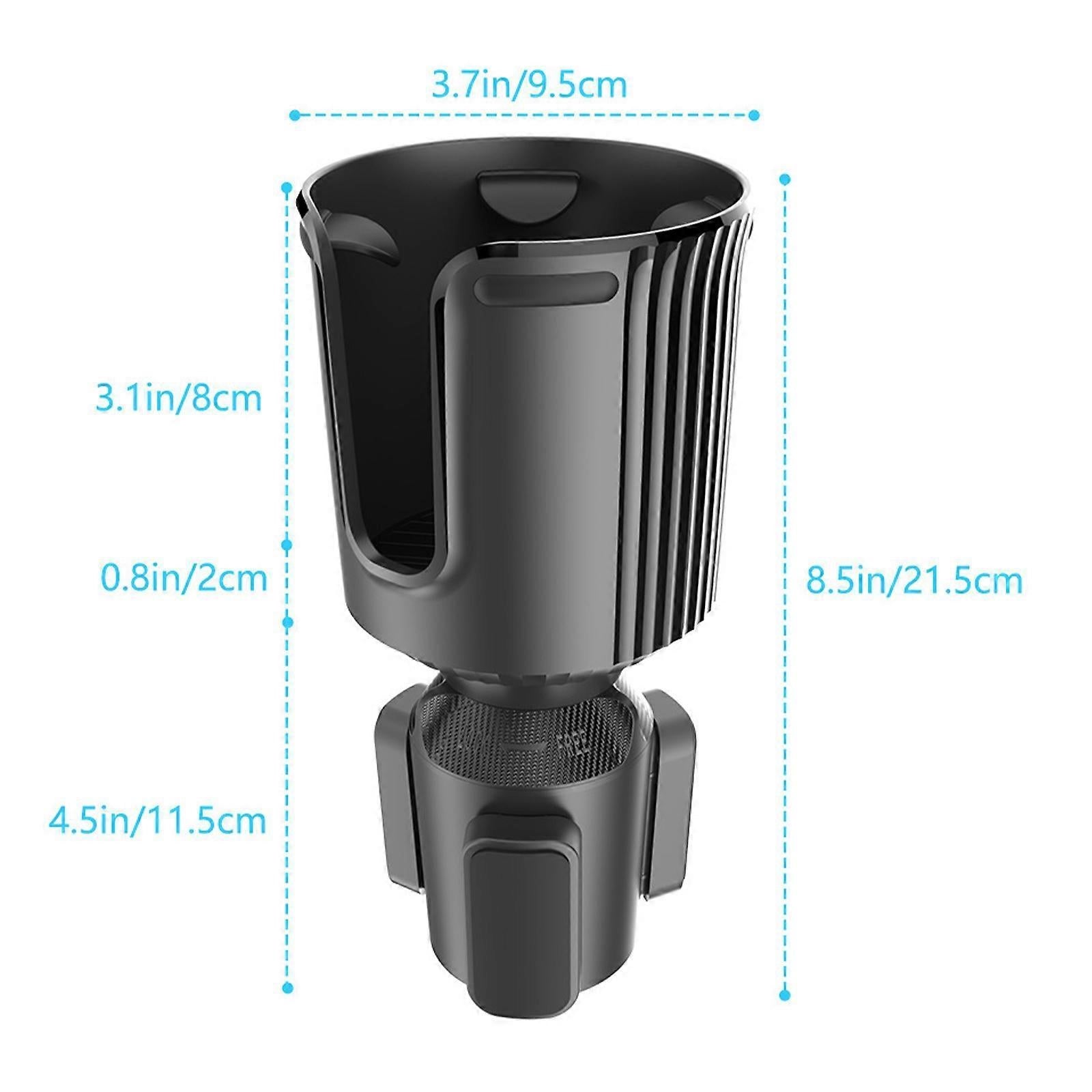 Car Cup Expander - Adjustable Drink Holder Fits Bottles Up to 3.7in Diameter V1263-JX-4403