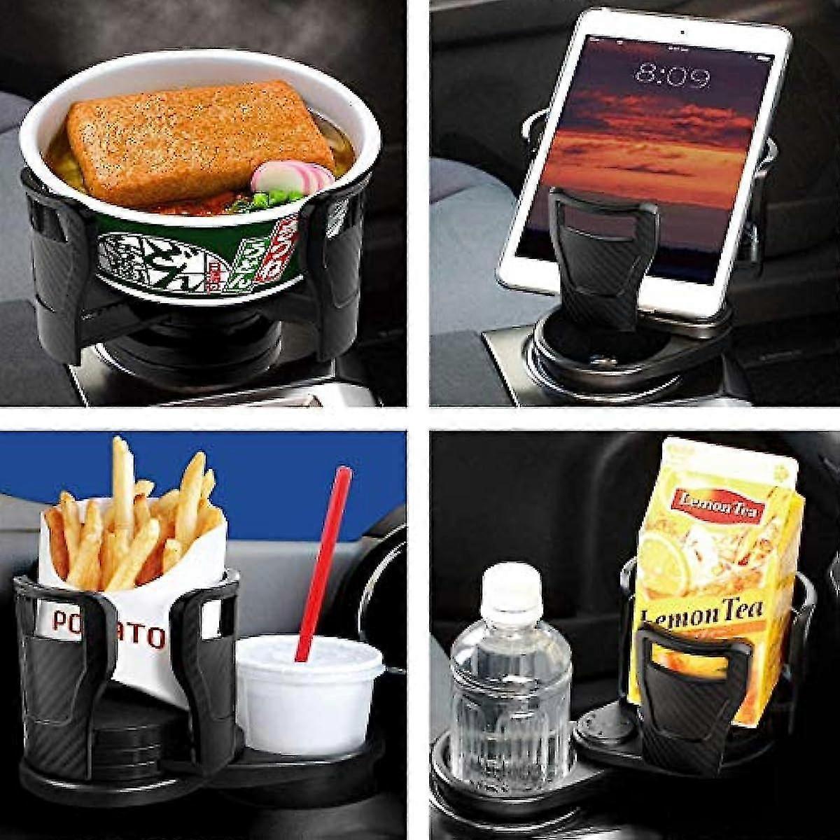 Dual Car Cup Holder - Expandable Adjustable Drink Holder for Car Use V1263-JX-4405