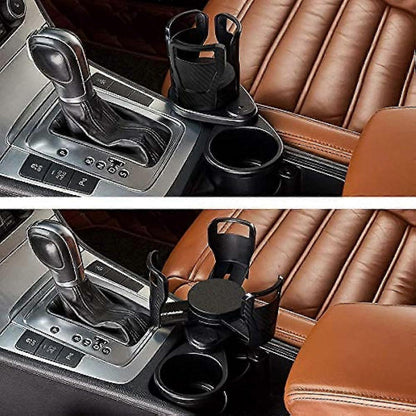 Dual Car Cup Holder - Expandable Adjustable Drink Holder for Car Use V1263-JX-4405