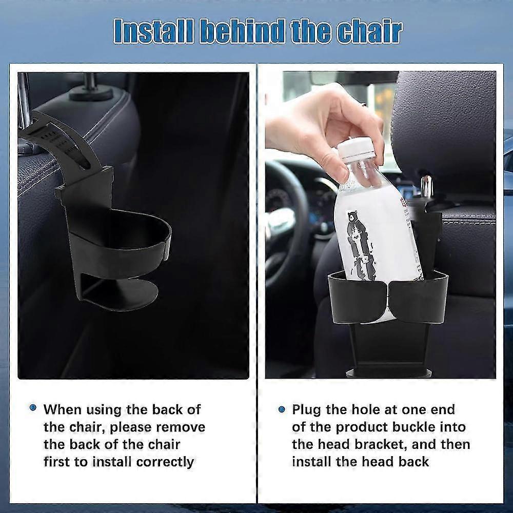 2pcs Car Cup Holders - Door & Window Mounted Drink Holder Set V1263-JX-4411