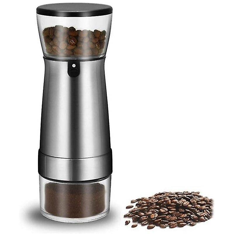 Electric Coffee Grinder - USB Rechargeable Portable Bean Mill for Home Use V1263-JX-4414