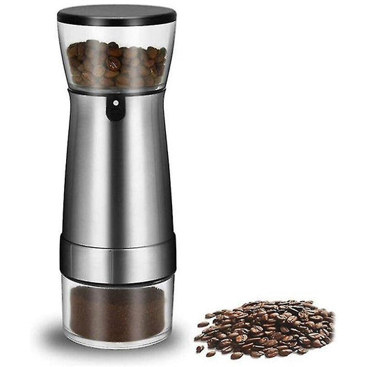 Electric Coffee Grinder - USB Rechargeable Portable Bean Mill for Home Use V1263-JX-4414