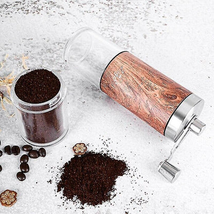 Manual Coffee Grinder - Conical Burr, Stainless Steel Hand Crank Coffee Mill V1263-JX-4417