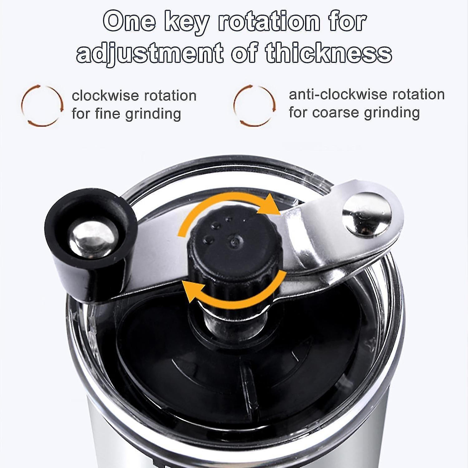 Manual Coffee Grinder - Hand Coffee Mill Bean Grinder for Drip & French Press V1263-JX-4418
