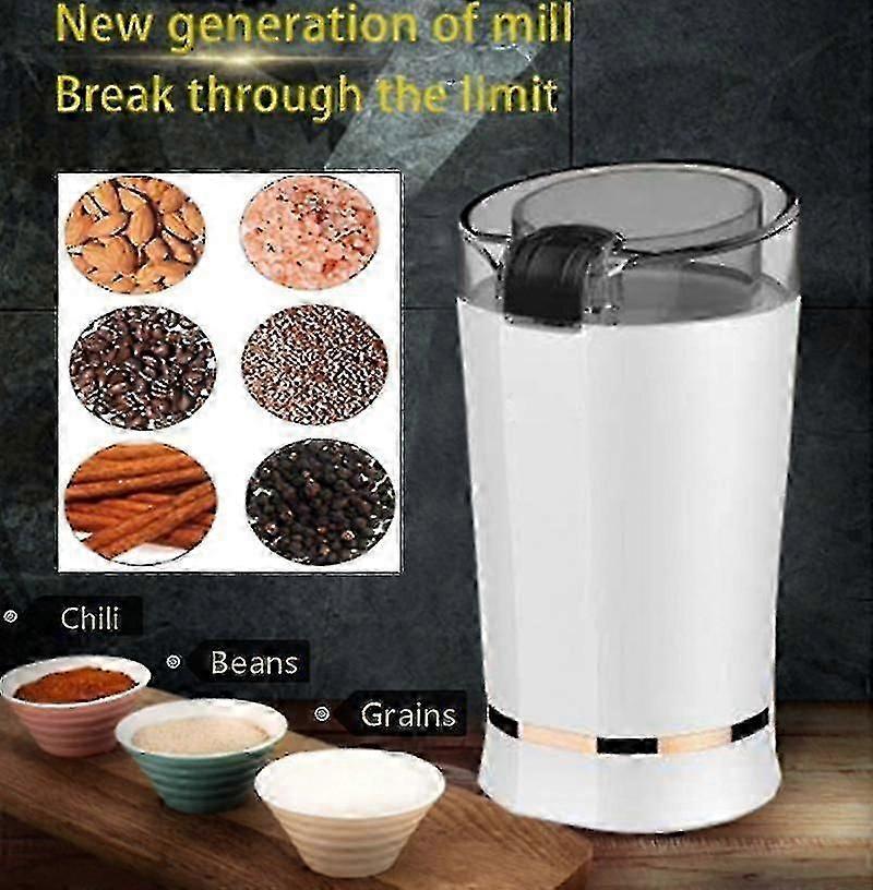 Electric Coffee Grinder - Multifunction Mill for Coffee Beans, Salt & Pepper V1263-JX-4419