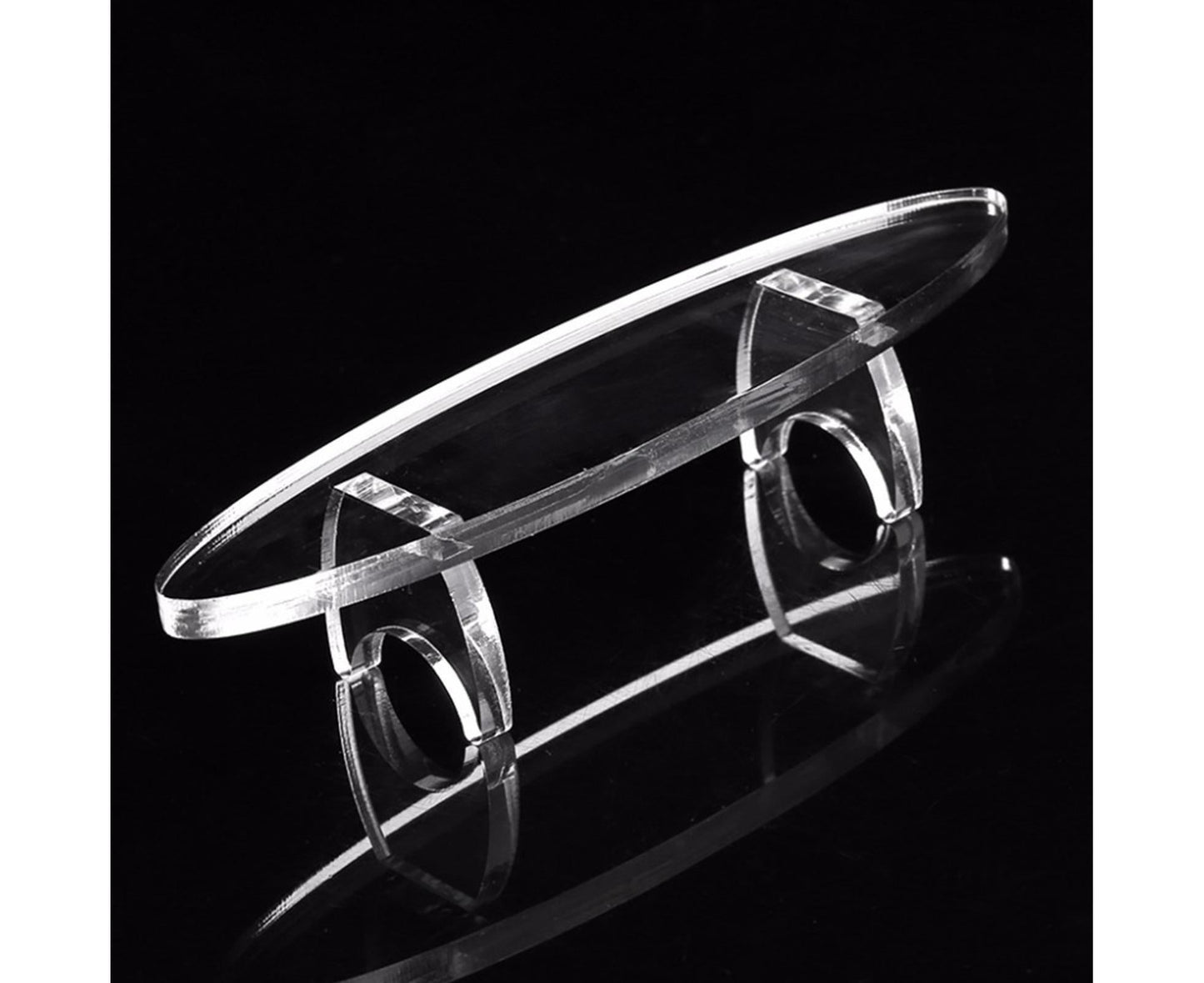 Showing Stand Sturdy Decorative 8mm Acrylic Durable Display Stand for Living Room-Transparent V1263-JX-442