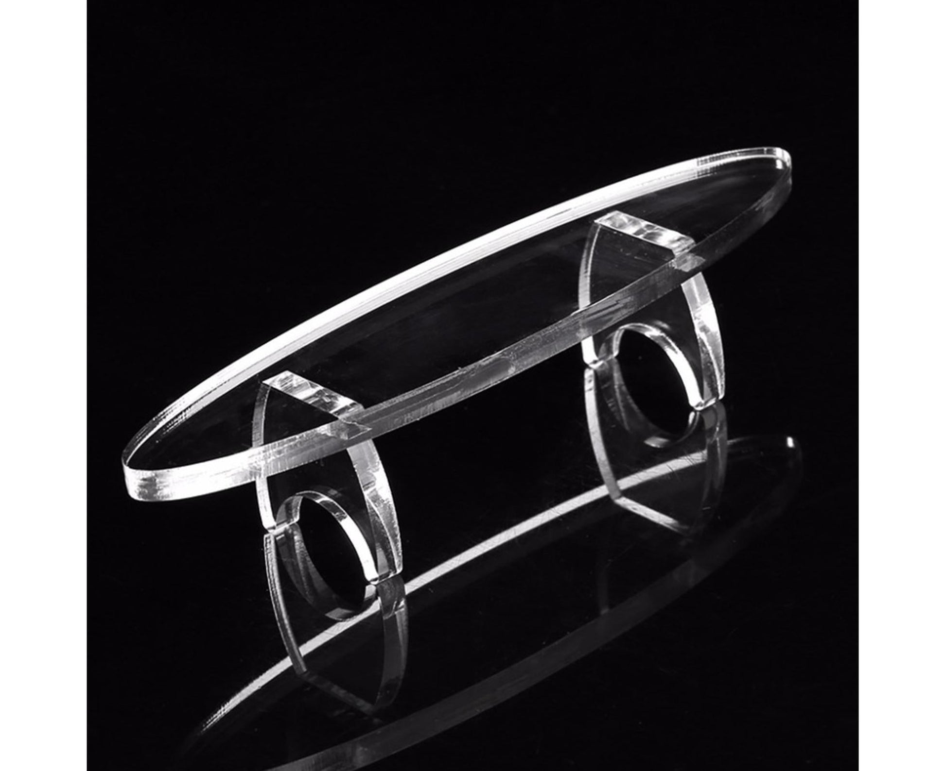Showing Stand Sturdy Decorative 8mm Acrylic Durable Display Stand for Living Room-Transparent V1263-JX-442