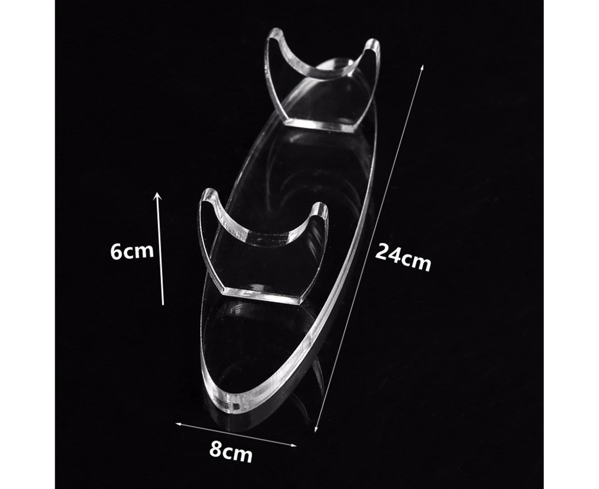 Showing Stand Sturdy Decorative 8mm Acrylic Durable Display Stand for Living Room-Transparent V1263-JX-442