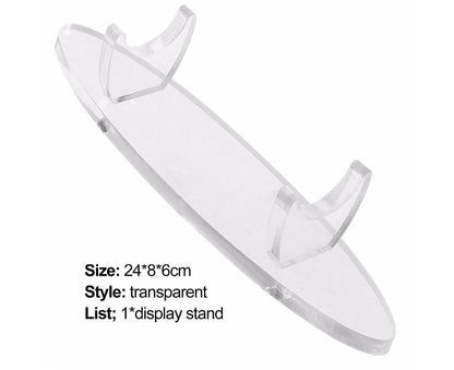 Showing Stand Sturdy Decorative 8mm Acrylic Durable Display Stand for Living Room-Transparent V1263-JX-442