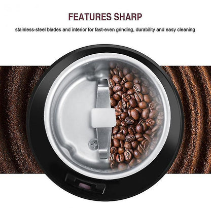 400W Electric Coffee Grinder - Stainless Steel Bean & Spice Mill V1263-JX-4421