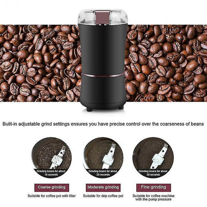 400W Electric Coffee Grinder - Stainless Steel Bean & Spice Mill V1263-JX-4421