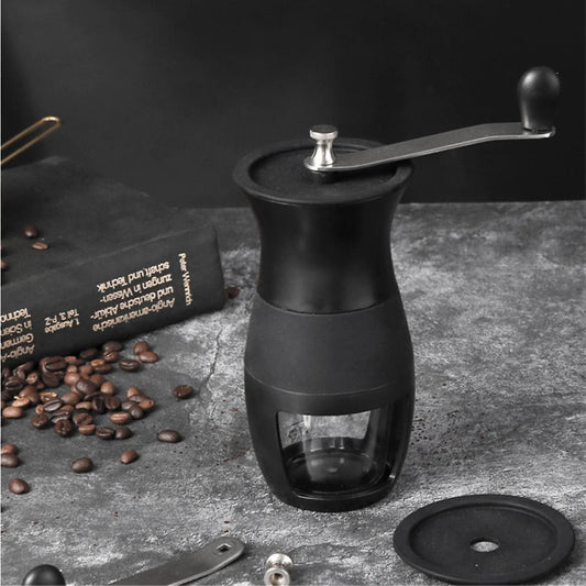 Manual Coffee Grinder - Portable Hand Coffee Mill with Bean Spike for Home Kitchen V1263-JX-4422