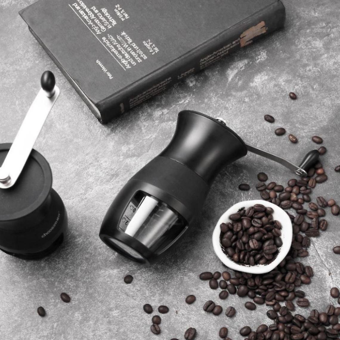 Manual Coffee Grinder - Portable Hand Coffee Mill with Bean Spike for Home Kitchen V1263-JX-4422