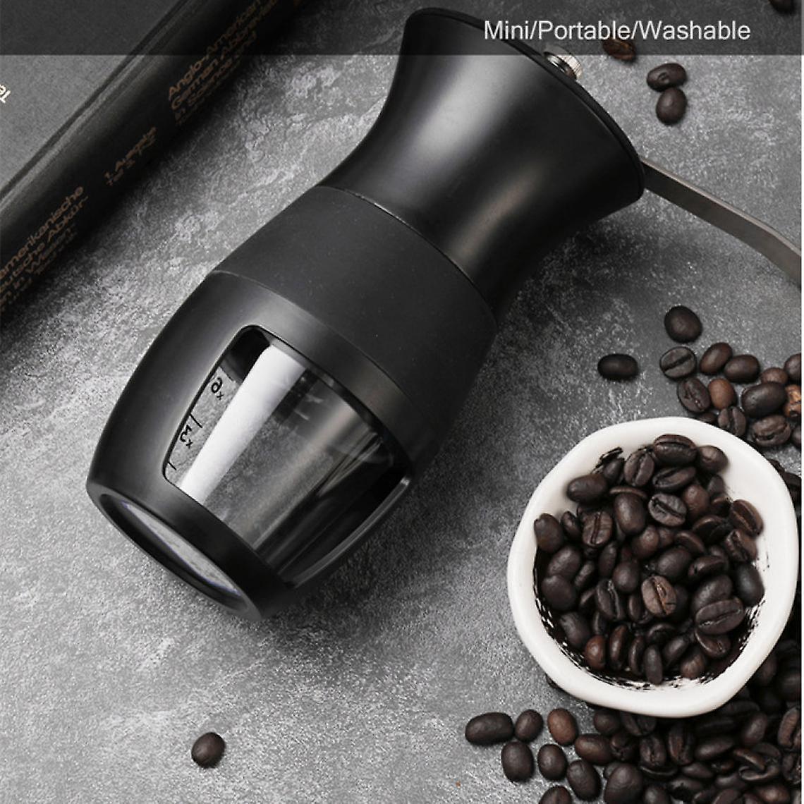 Manual Coffee Grinder - Portable Hand Coffee Mill with Bean Spike for Home Kitchen V1263-JX-4422