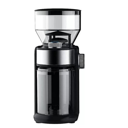 220V Flat Wheel Electric Burr Coffee Grinder Machine - High Efficiency Mill V1263-JX-4428
