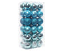 36Pcs 4cm Christmas Colorfast Unbreakable Ornament-Light Blue V1263-JX-443