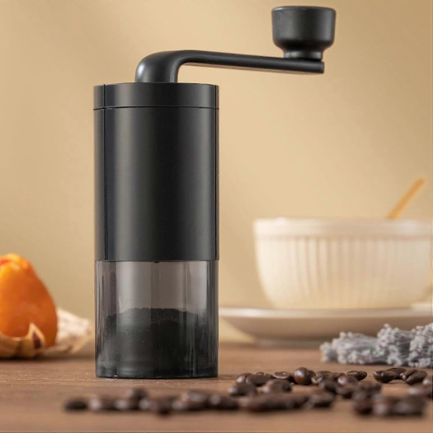 Manual Coffee Grinder - Adjustable Quiet Hand Grinder for Americano & Espresso V1263-JX-4430