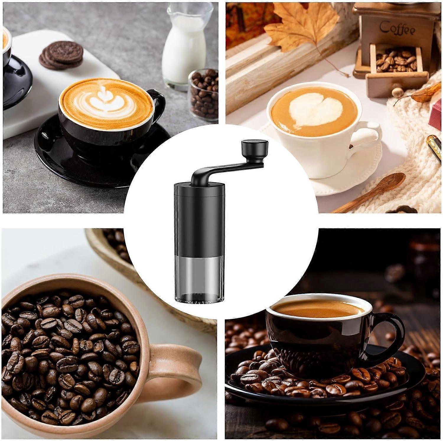 Manual Coffee Grinder - Adjustable Quiet Hand Grinder for Americano & Espresso V1263-JX-4430