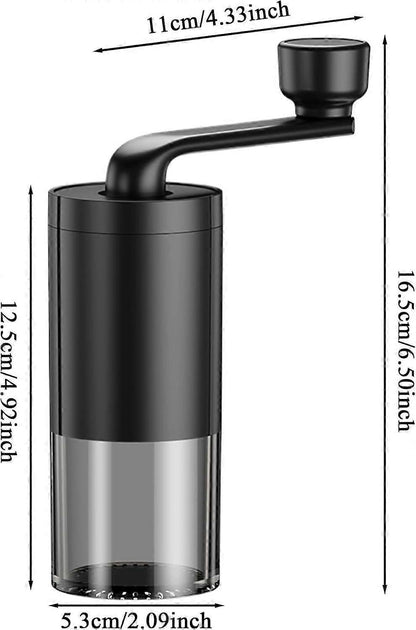 Manual Coffee Grinder - Adjustable Quiet Hand Grinder for Americano & Espresso V1263-JX-4430