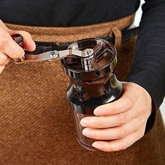 Mini Manual Coffee Grinder - Acrylic Hand Grinder with Adjustable Ceramic Burr V1263-JX-4440