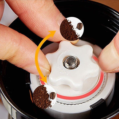 Mini Manual Coffee Grinder - Acrylic Hand Grinder with Adjustable Ceramic Burr V1263-JX-4440
