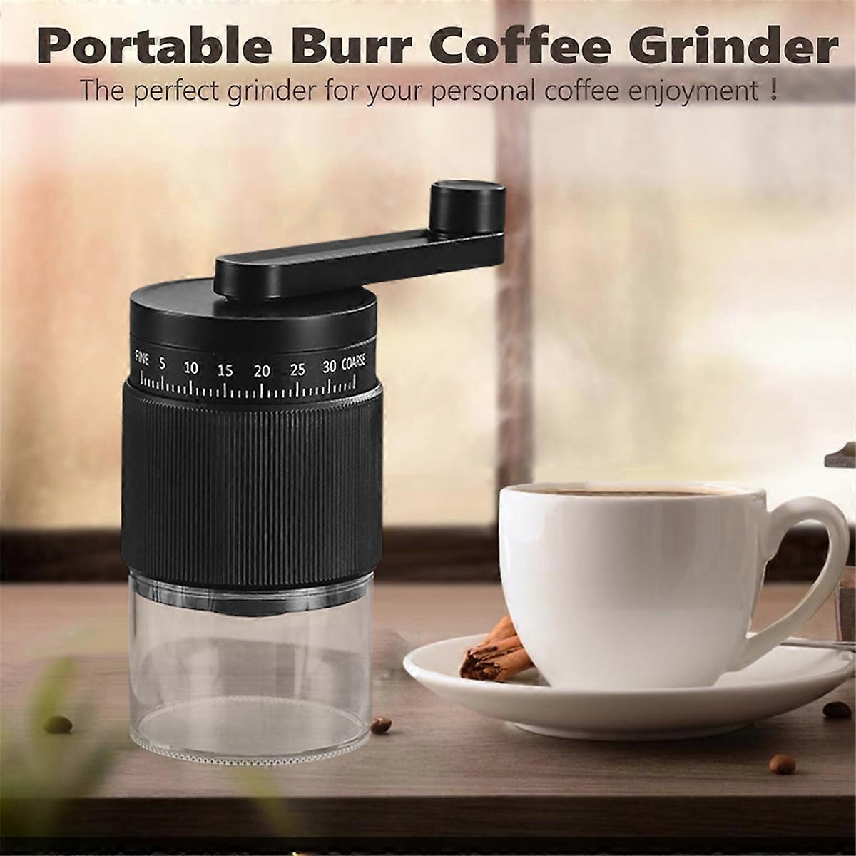 Hand-Crank Coffee Grinder - Small Manual Bean Grinder with Vintage Design V1263-JX-4444