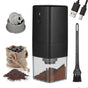 Portable Electric Coffee Grinder - USB Rechargeable, Adjustable Grind, 1300mAh Battery V1263-JX-4447