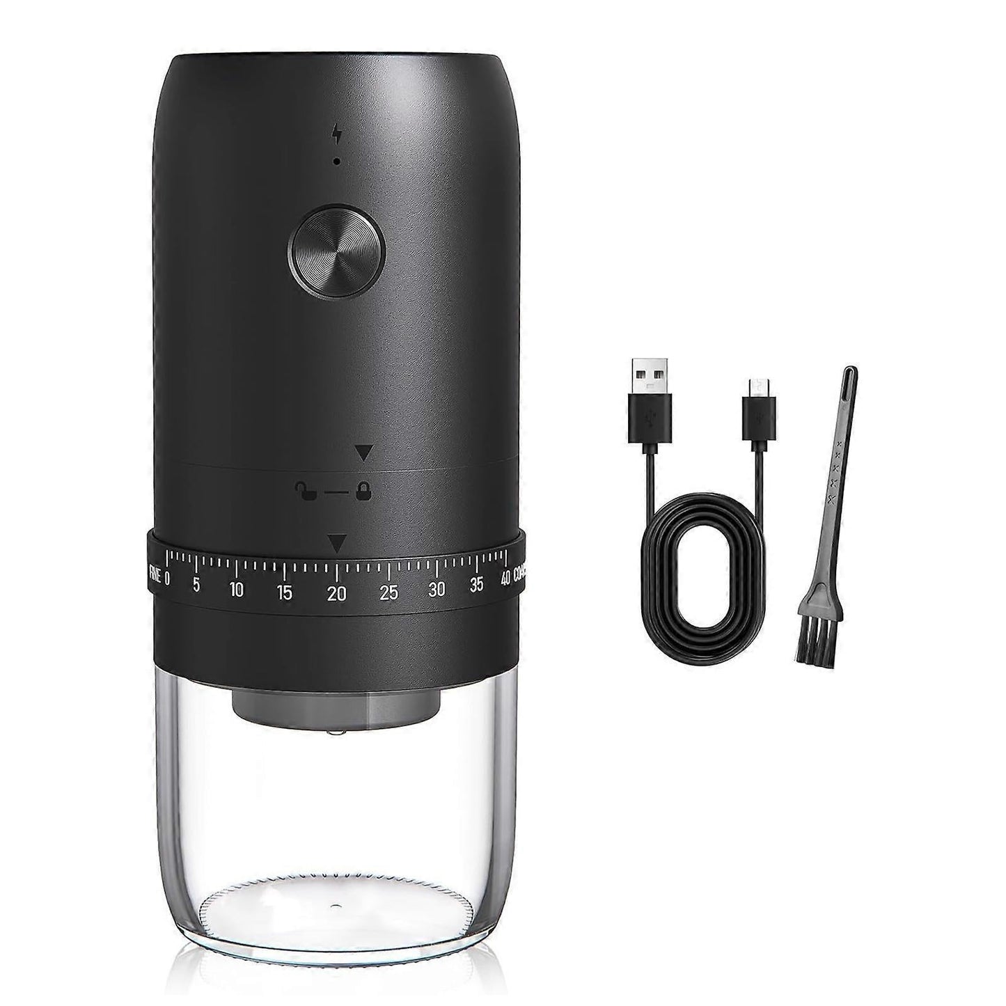 Electric Coffee Grinder - Rechargeable Coffee Mill, Compact Grinder for Office & Travel V1263-JX-4449
