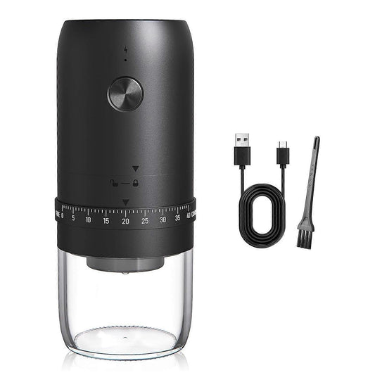 Electric Coffee Grinder - Rechargeable Coffee Mill, Compact Grinder for Office & Travel V1263-JX-4449