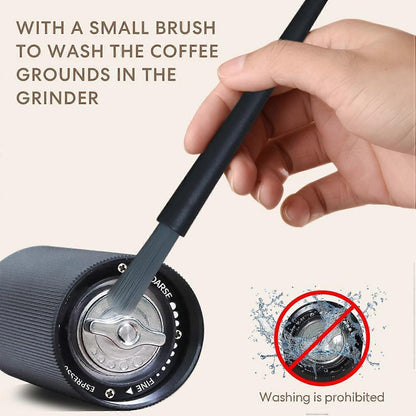 Manual Coffee Grinder - Adjustable Stainless Steel Hand Crank Coffee Mill, Portable V1263-JX-4451