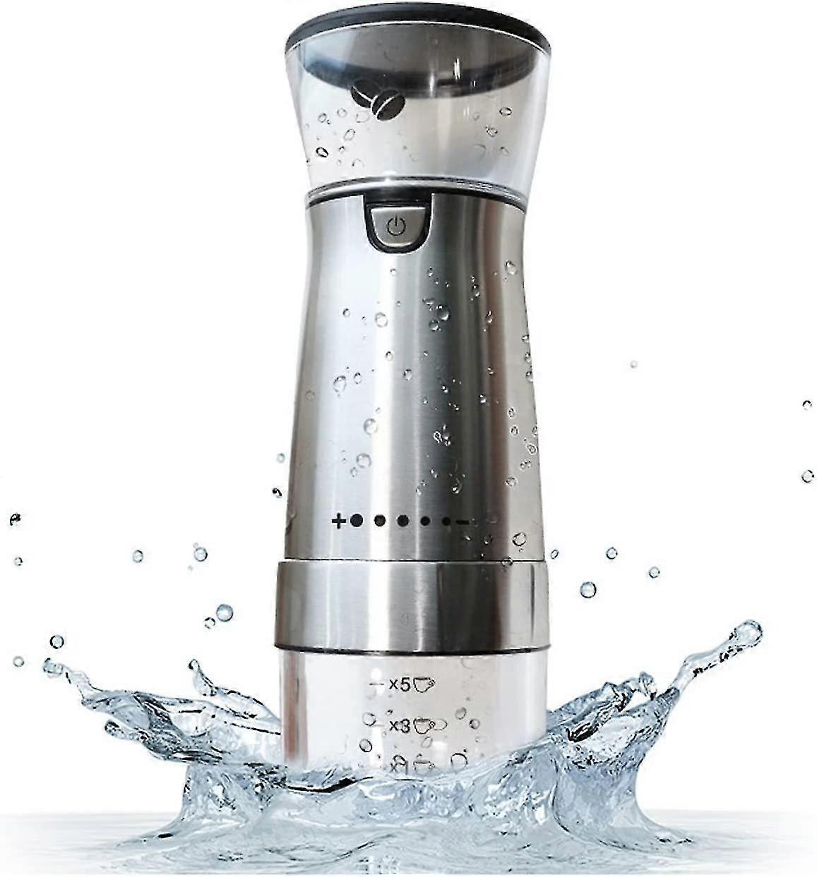 Electric Coffee Grinder - Portable Automatic Bean Grinder for Coffee & Spices V1263-JX-4453