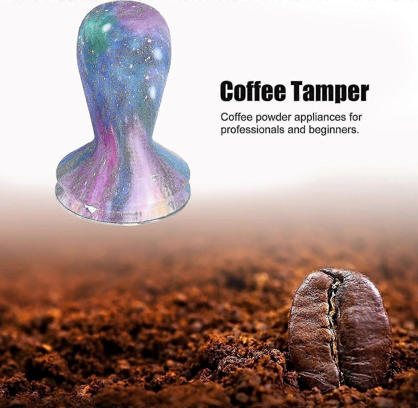 58mm Coffee Tamper - Star Type Coffee Masher with Grinder Handle for Espresso Use V1263-JX-4460