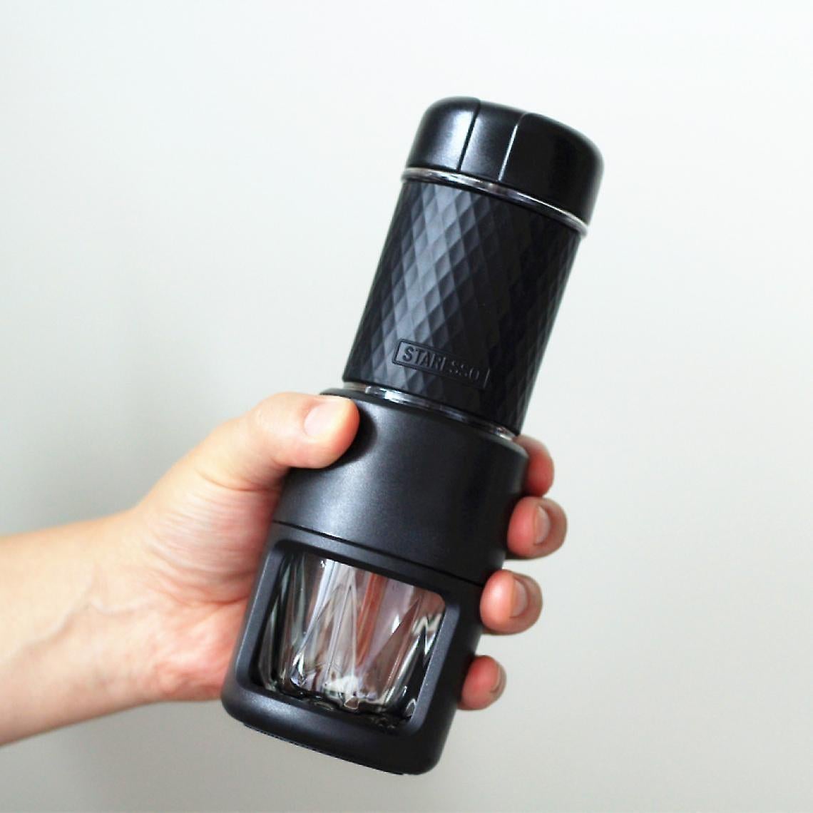Manual Coffee Grinder - Hand Capsule Coffee Maker & Seasoning Grinder Combo Tool V1263-JX-4461