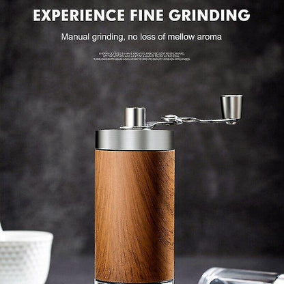 Manual Coffee Grinder - Burr Hand Mill, Portable Grinder for Travel and Camping V1263-JX-4462