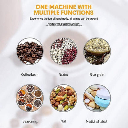 Manual Coffee Grinder - Burr Hand Mill, Portable Grinder for Travel and Camping V1263-JX-4462
