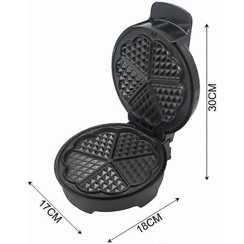 1000W Mini Waffle Maker - Easy Clean, Fast Heating, Compact Nonstick Waffle Machine V1263-JX-4466