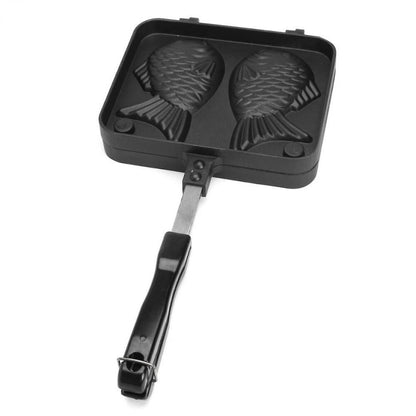 Fish Shaped Japanese Waffle Maker - Taiyaki Style Pancake Baking Mold for Cake or Dessert V1263-JX-4469