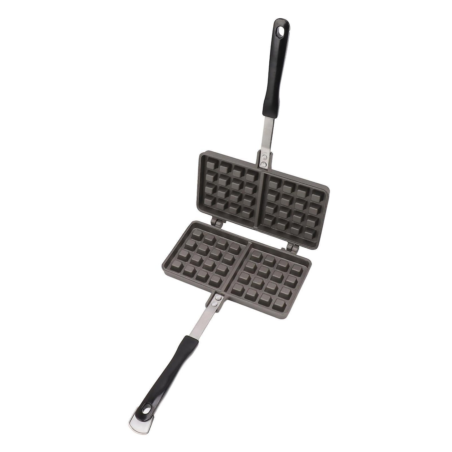 Manual Waffle Maker - Double Nonstick Aluminum Alloy Waffle Mold for Hash Browns, Pancakes V1263-JX-4470