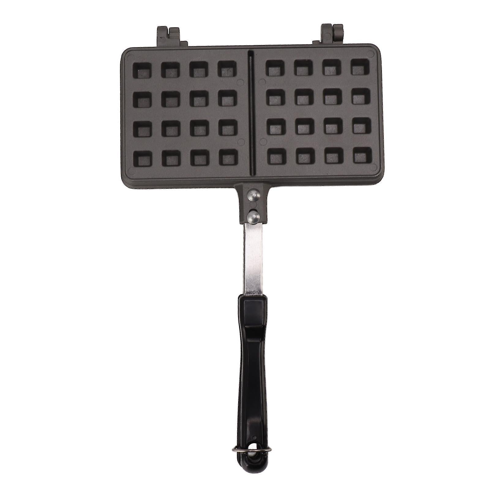 Manual Waffle Maker - Double Nonstick Aluminum Alloy Waffle Mold for Hash Browns, Pancakes V1263-JX-4470