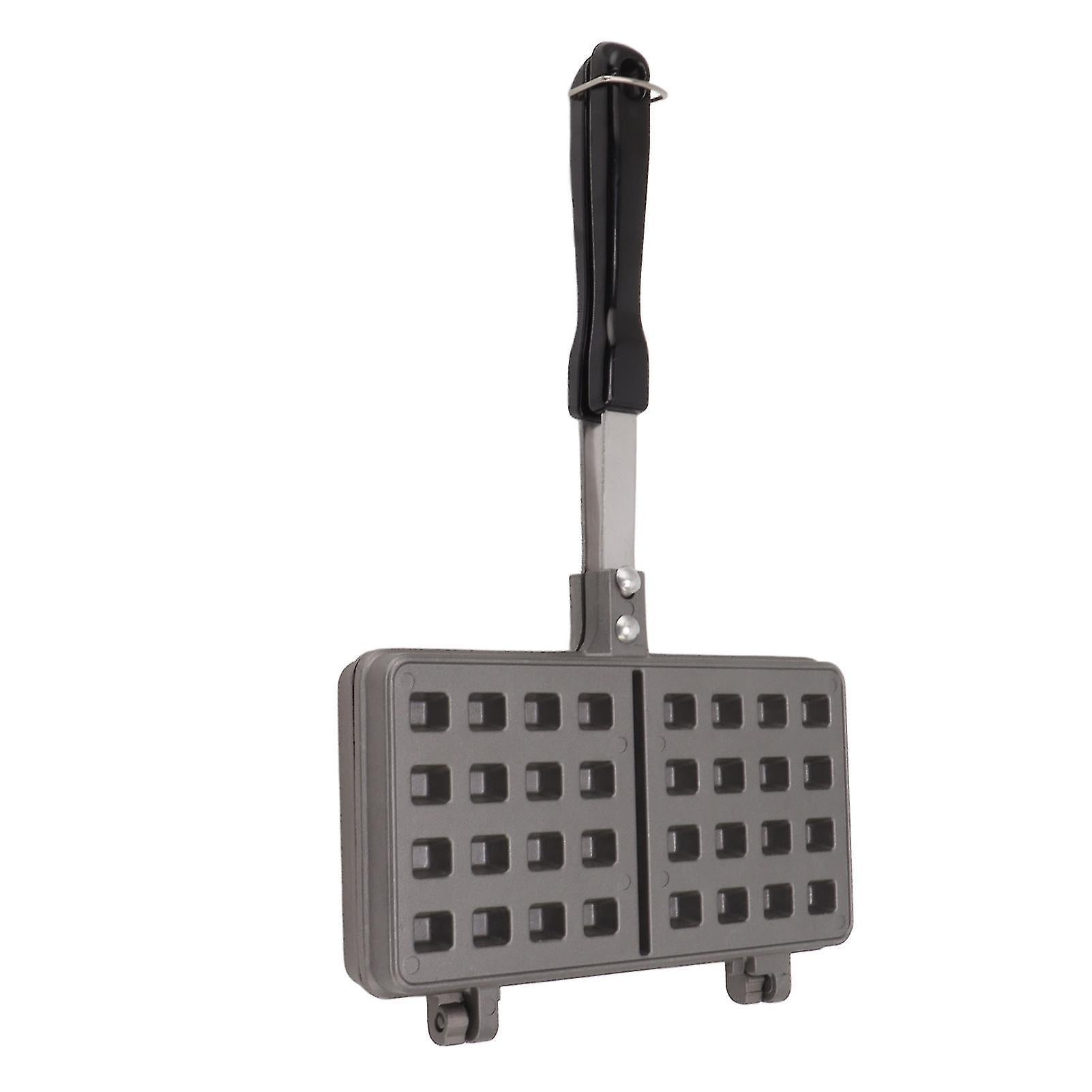 Manual Waffle Maker - Double Nonstick Aluminum Alloy Waffle Mold for Hash Browns, Pancakes V1263-JX-4470