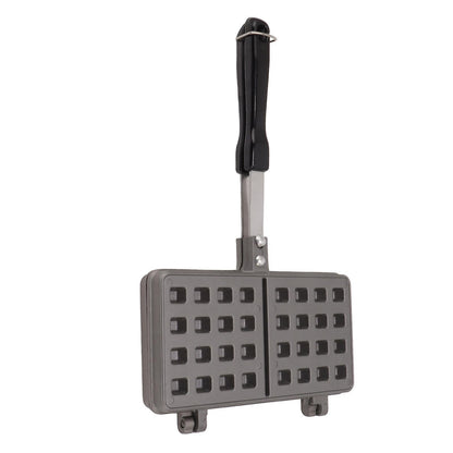 Manual Waffle Maker - Double Nonstick Aluminum Alloy Waffle Mold for Hash Browns, Pancakes V1263-JX-4470