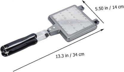 Waffle Mold Pan - Aluminum Nonstick Waffle Baking Dish for DIY Breakfast Waffles V1263-JX-4471