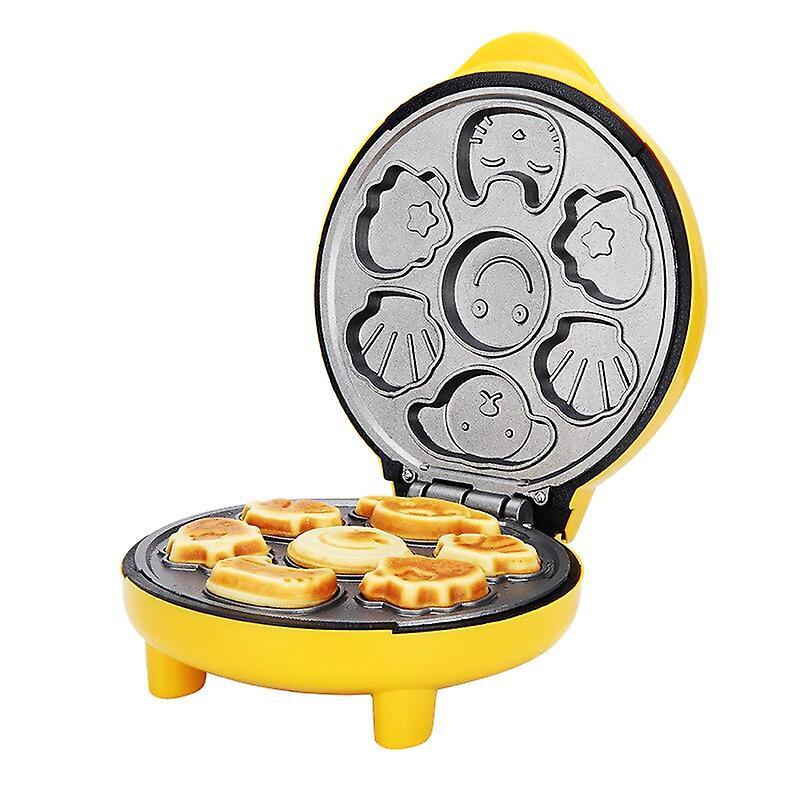 Dual Automatic Waffle Maker - Nonstick Bread Cake Breakfast Baking Machine, 2-Slice Design V1263-JX-4473